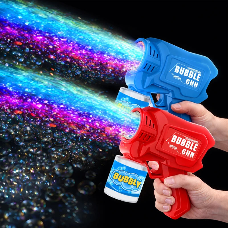 Automatic Bubble Gun for Kids – No Batteries Needed