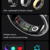 Sleek Stainless Steel Smart Ring with Health & Activity Tracking