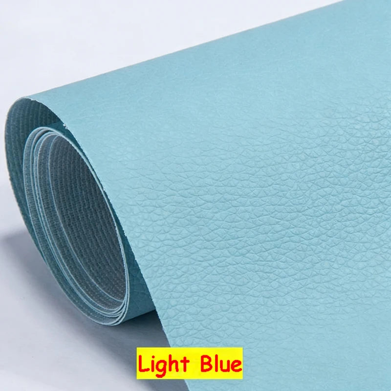 Roll von blauem, selbstklebendem PU-Leder-Reparaturband
