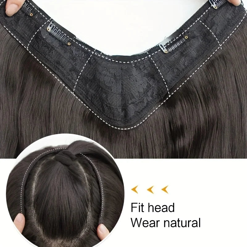 Synthetic Long Wavy Clip-In Hair Extensions