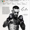 UFC Fighter Canvas Wall Art - MMA Boxing Poster for Gym & Man Cave Decor