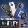 Foldable Magnetic Car Phone Mount with 360° Rotation