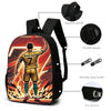 Soccer Star Backpack Set for Kids with Lunch Bag & Pencil Case