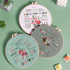 Beginner Embroidery Kit with Stamped Patterns and Tools