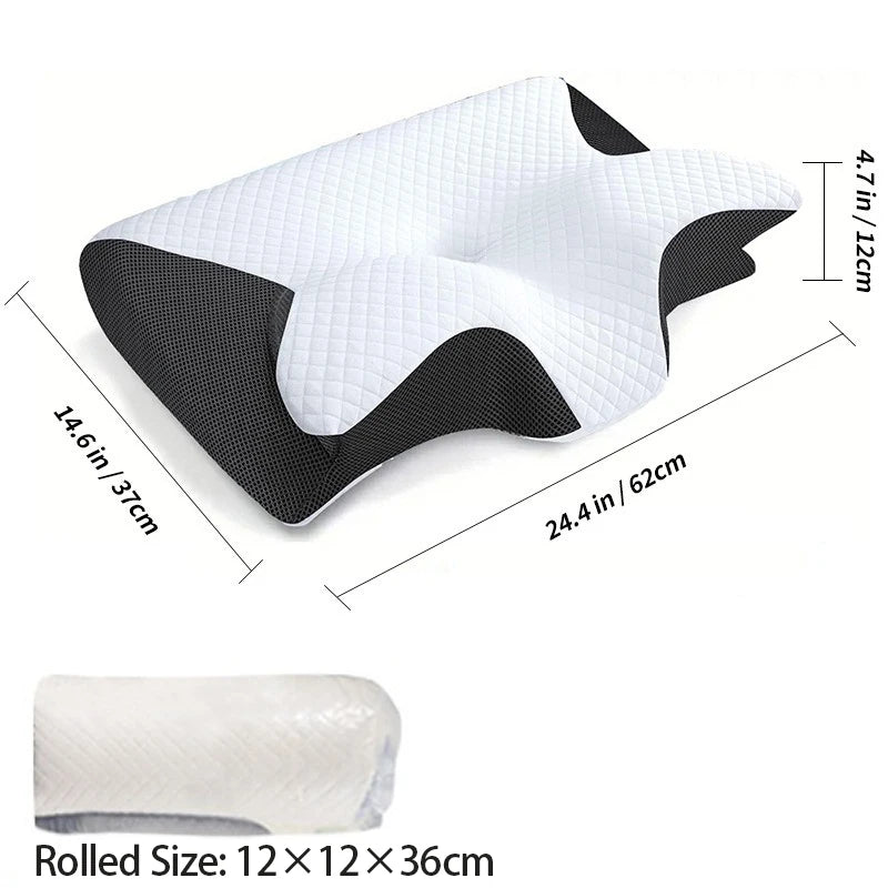 Ergonomic Memory Foam Cervical Pillow