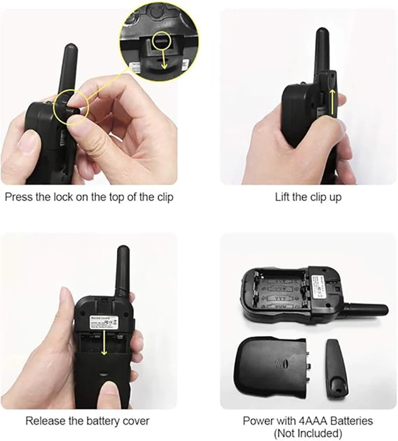 Walkie Talkies para Niños (Pack de 3)