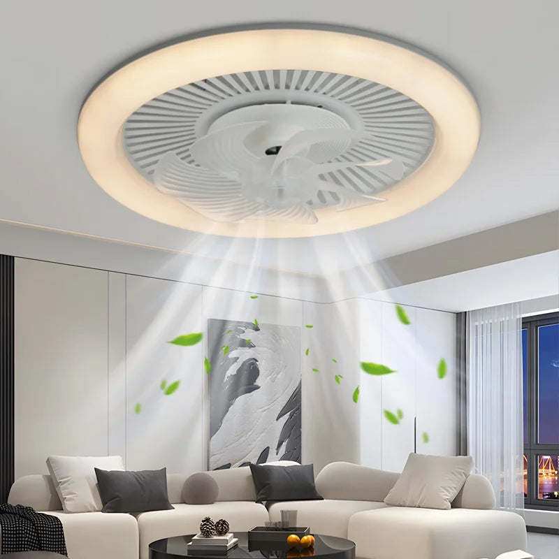 Modern LED Ceiling Fan with Remote Control