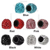 Set aus Kristall-Diamant-Radventilkappen in Blau, Rot, Pink, Schwarz und Weiß