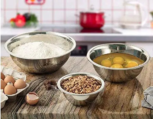 Premium Stainless Steel Mixing Bowls Set