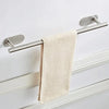 Adhesive Stainless Steel Towel Bar - No Drill Wall Mount