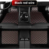 Universal All-Weather 4-Piece PU Leather Car Floor Mats