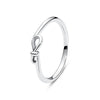 Sterling Silver Heart Ring with Cubic Zirconia