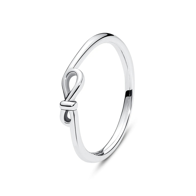 Sterling Silver Heart Ring with Cubic Zirconia