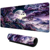 Large Non-Slip Mouse Pad with Night Moonlight Design