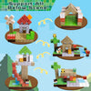 Magnetic Building Blocks - Mine World & Forest House Set