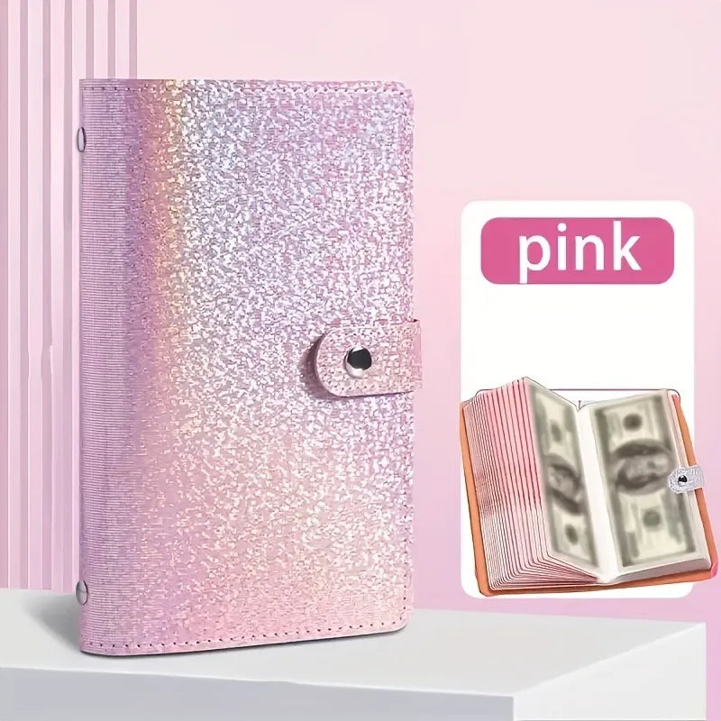 A6 Cash Organizer Notebook – 50 Pages, Holds 100 Banknotes