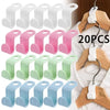 Space-Saving Hanger Connector Hooks for Closet Organization