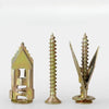 Self-Tapping Drywall Anchors with Expansion Screws – Heavy-Duty Zinc-Plated Steel Kit