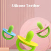 Silicone Teether Ring with Massage Dots for Soothing Gums