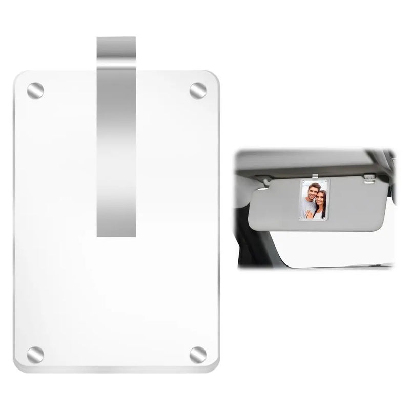 Magnetic Car Sun Visor Photo Frame