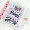 1000 Savings Challenge Binder with Envelopes
