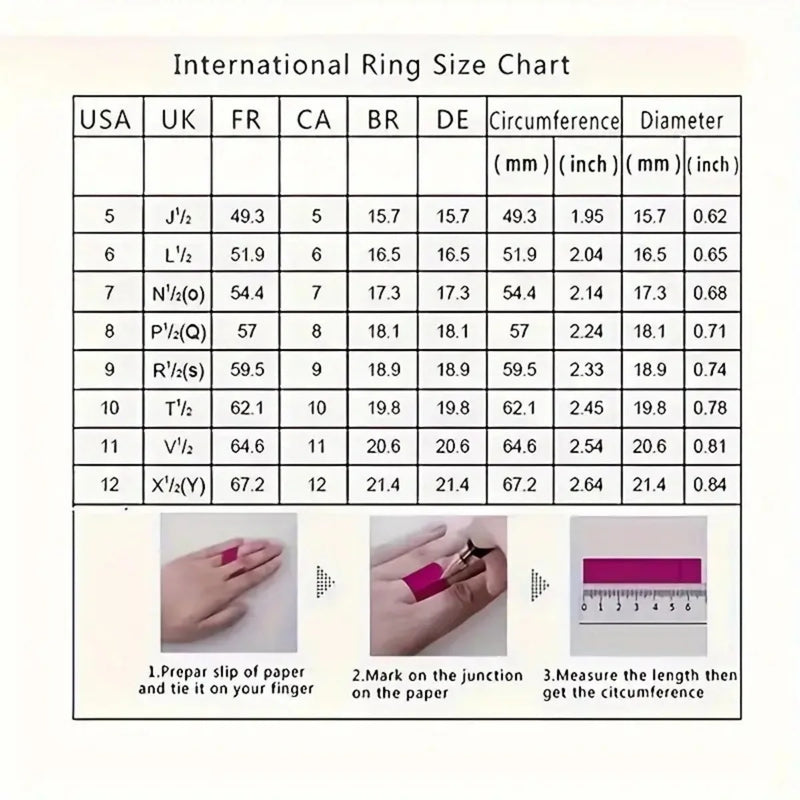 Stackable Cubic Zirconia Ring Set