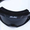 Black retro motorcycle sunglasses with night vision lenses shown against a white background.