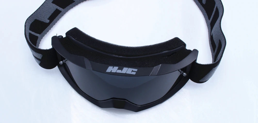 Black retro motorcycle sunglasses with night vision lenses shown against a white background.