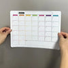 Magnetischer Monatskalender & Whiteboard für den Kühlschrank