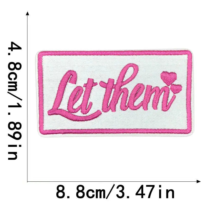 Embroidered Iron-On Patch with Cute Emblem Design