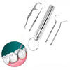 Reusable Stainless Steel Toothpick Set with Portable Case