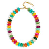 Colorful Chunky Beaded Choker Necklace