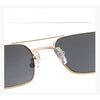 Vintage Double-Bridge Square Sunglasses
