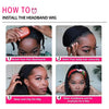 Straight Synthetic Headband Wig