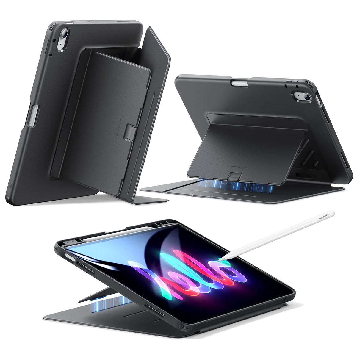 Magnetic Folio Case for iPad Air 11 Inch with Auto Wake/Sleep