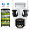 Tri-Lens PTZ WiFi Security Camera with Auto-Tracking
