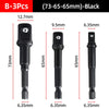 Hex Shank Socket Adapter Set for Power Drills (1/4, 3/8, 1/2 Inch)