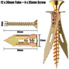 Heavy-Duty Self-Drilling Drywall Anchors & Screws