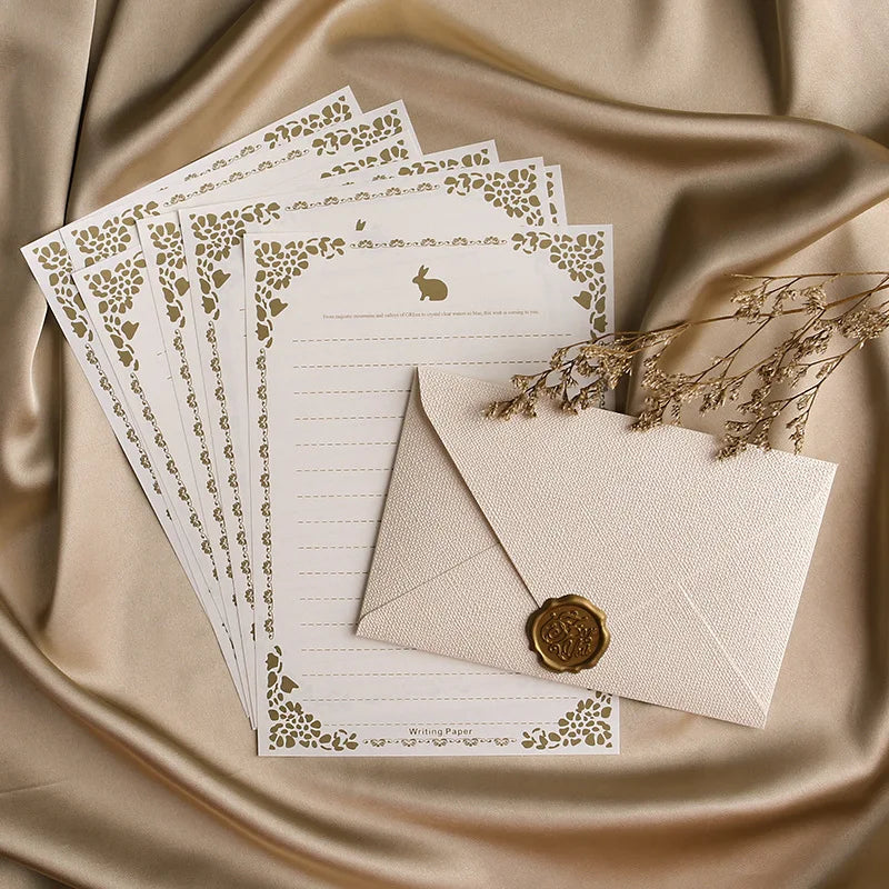 Retro Kraft Paper Envelope Set - 10 Pieces for Gifting & Celebrations