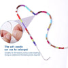 Large Eye Curved Beading Needles for Jewelry Making (5.3 Inch)