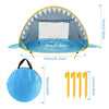 Pop-Up Baby Beach Tent with Integrated Pool