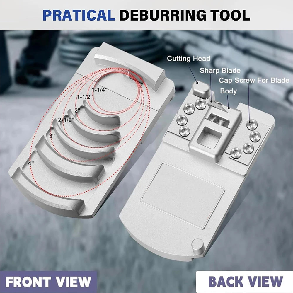 Pipe Deburring Tool for PVC and Plastic Pipes