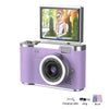 4K Digital Camera with 2.4-Inch Flip Screen and 48MP Sensor