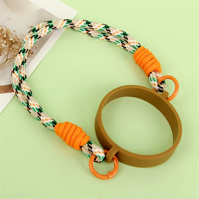 Boho Hand-Woven Water Bottle Carrier Strap