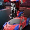 1:18 Scale RC Stunt Car with 360° Spin, LED Lights & One-Button Transformation