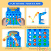 Desktop 4-in-a-Row Jumping Ball Game