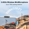 Compact Wireless Lavalier Microphone for Streaming & Vlogging