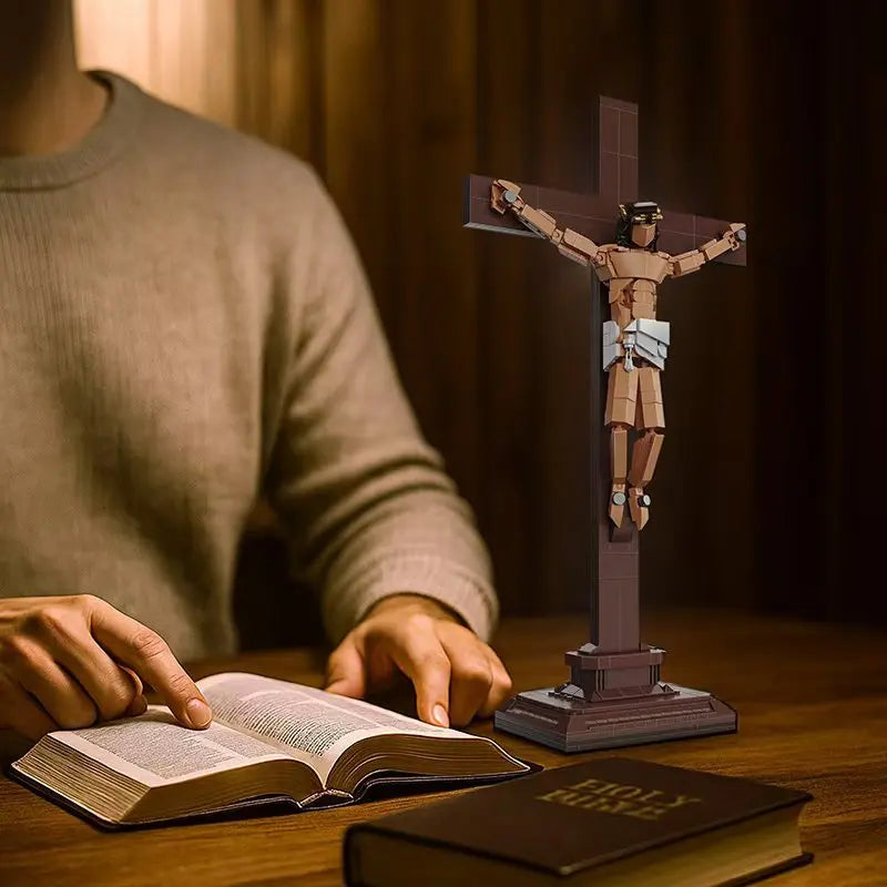 Jesus Cross Building Block Set — 588 Pieces
