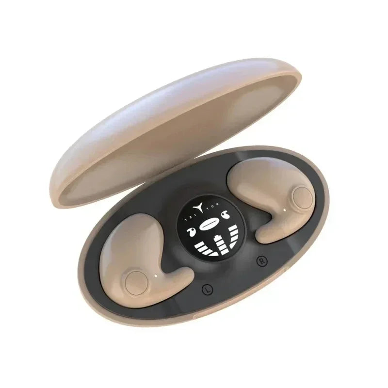 Invisible TWS Bluetooth Earbuds with Charging Case