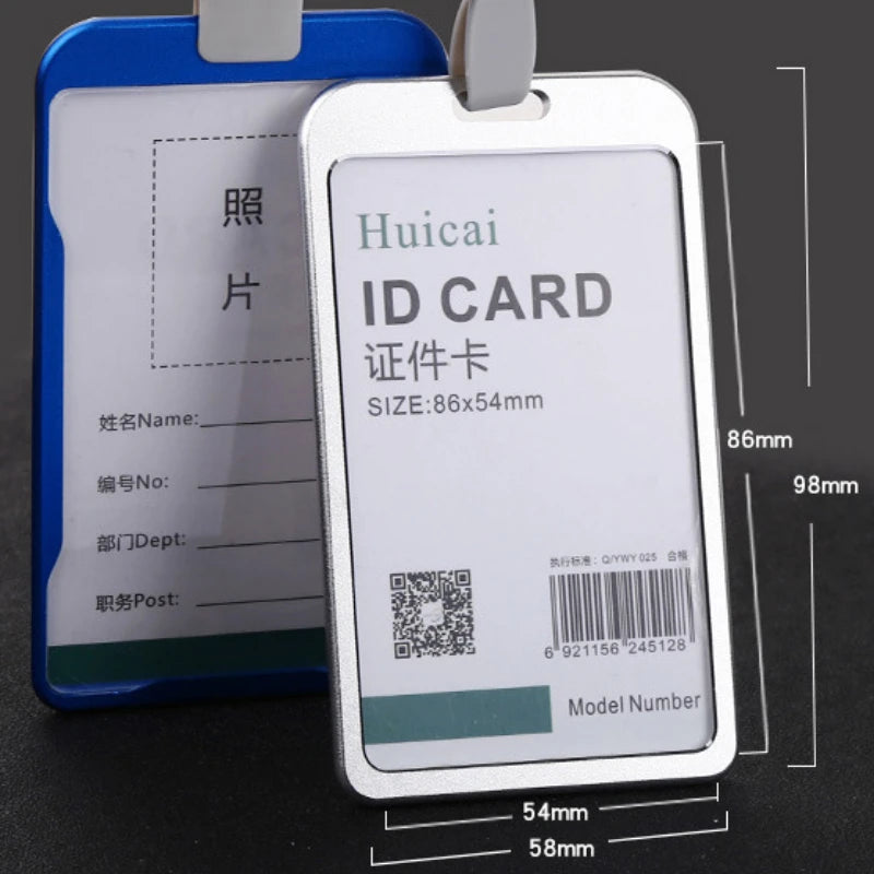 Slim ID Badge Holder with Lanyard